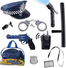 Load image into Gallery viewer, Born Toys Police Toys Set with Police Accessories Includes Police Baton, Handcuffs for Kids, Toy Gun, Police Hat - For Kids Police Costume for Boys &amp; Girls for their Role Play, Dress Up &amp; Pretend Play