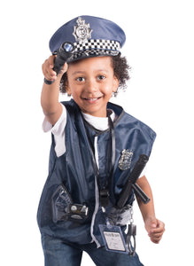 Born Toys Police Toys Set with Police Accessories Includes Police Baton, Handcuffs for Kids, Toy Gun, Police Hat - For Kids Police Costume for Boys & Girls for their Role Play, Dress Up & Pretend Play