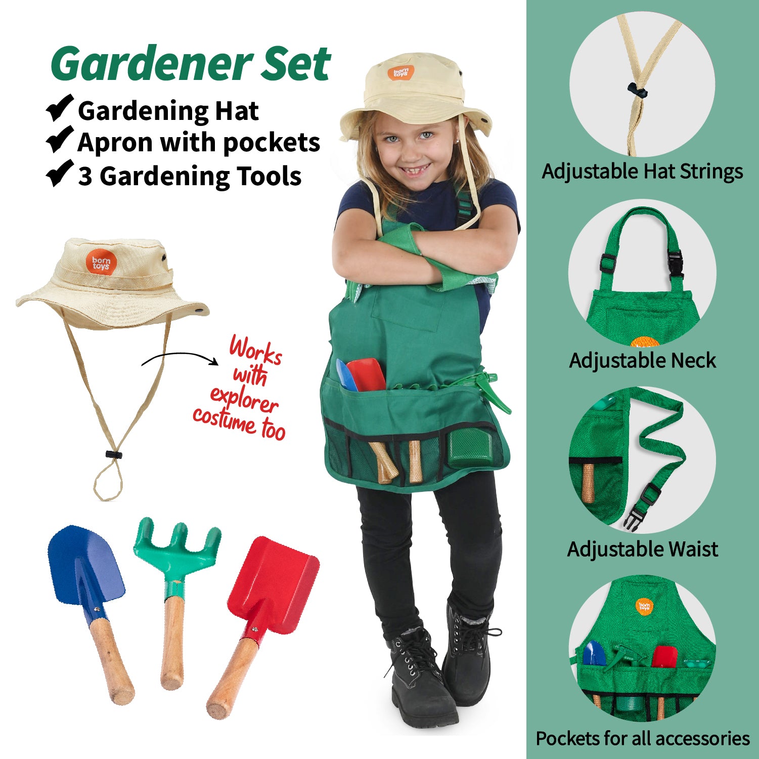 Born Toys Dress Up & Pretend Play 3-in-1 Premium Kids Costumes Set Age – BornToys Born Toys Dress Up & Pretend Play 3-in-1 Premium Kids Costumes Set Age – BornToys